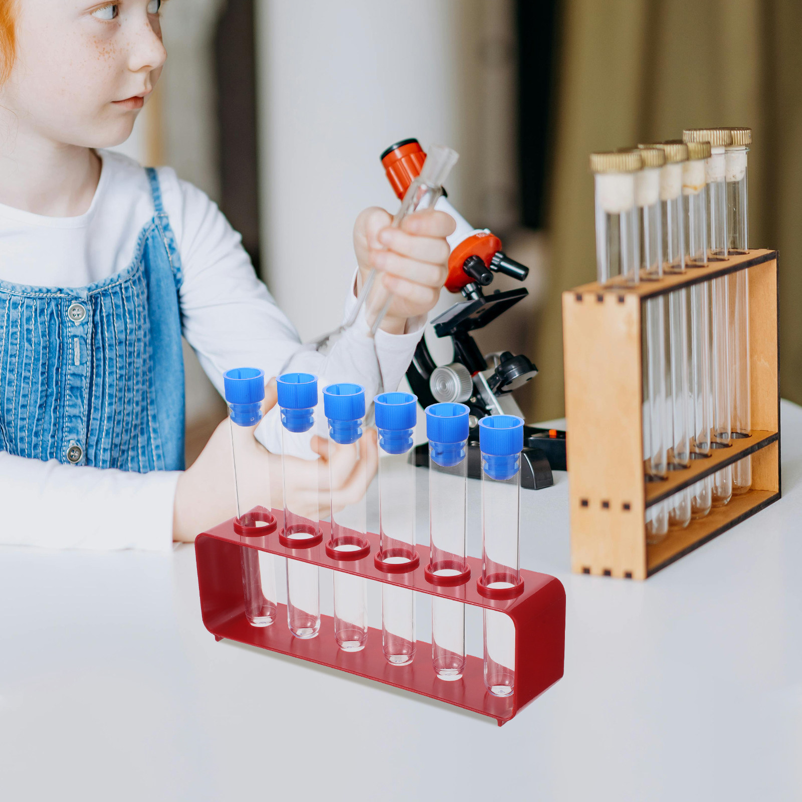 1Set Science Test Tubes Clear  - Chemistry Set Beginner recension och pris