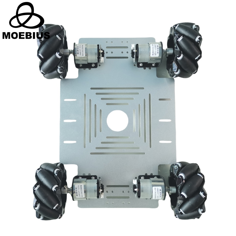 25KG Load 4WD Mecanum Wheel Ro - Robot Arm Motor recension och pris