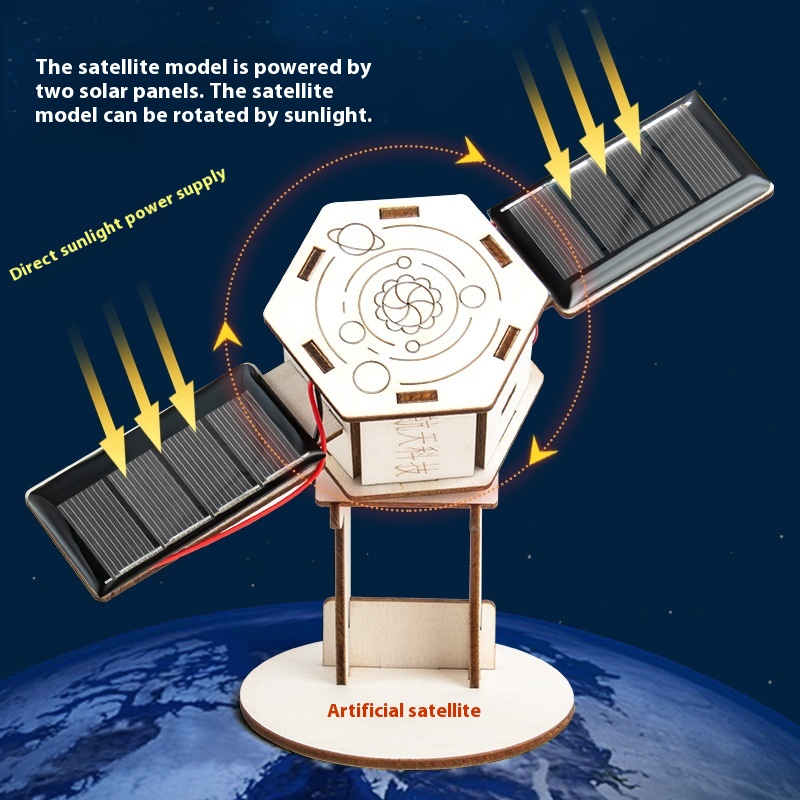 DIY Solar Satellite Artificial - Science Toys recension och pris
