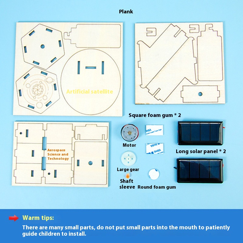 DIY Solar Satellite Artificial - Science Toys recension och pris
