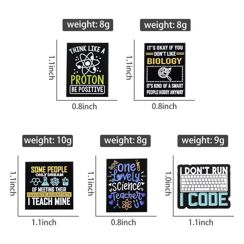 Program Code Sets Enamel Pins  - Science Bob recension och pris
