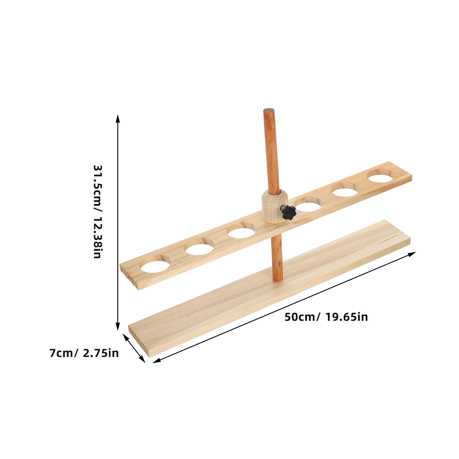 6 Hole Wooden Funnel Stand Adj - Science Experiment recension och pris